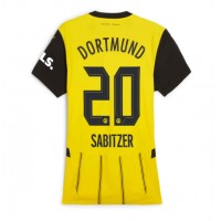 Borussia Dortmund Marcel Sabitzer #20 Kotipaita Naiset 2024-25 Lyhythihainen